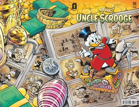 Fantagraphics Comic Books > Incentives UNCLE SCROOGE FLINTHEART GLOMGOLDS SINISTER SECRET #2 (OF 3) CVR C INC 1:10 ARLID MIDTHUN WRAPAROUND VAR 61520081610046231 0925FB0758