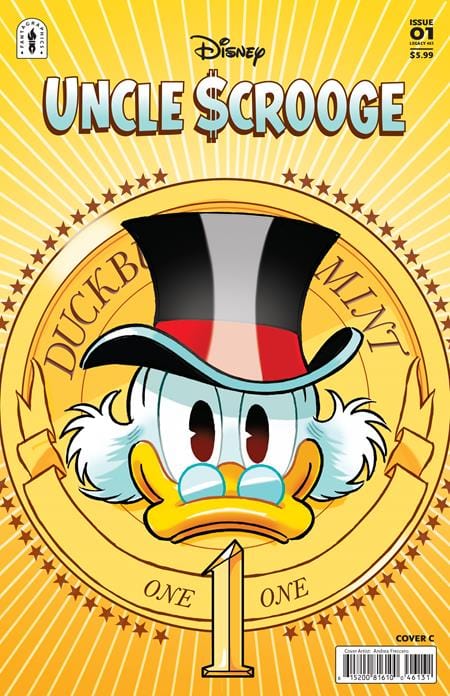 Fantagraphics Comic Books UNCLE SCROOGE FLINTHEART GLOMGOLDS SINISTER SECRET #1 (OF 3) CVR C ANDRES FRECCERO VAR 61520081610046131 0825FB0807