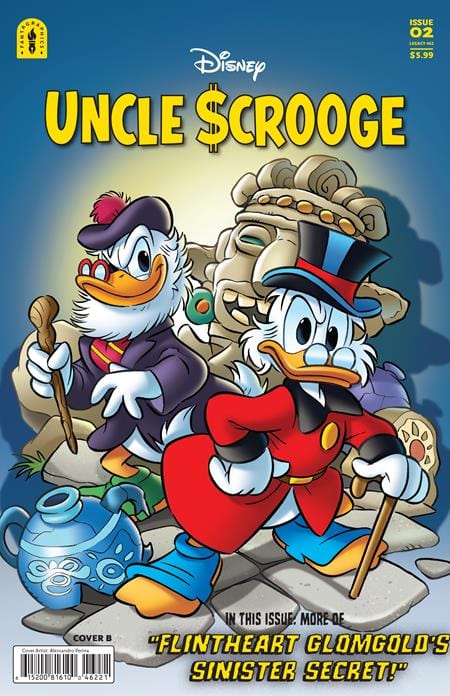 Fantagraphics Comic Books UNCLE SCROOGE FLINTHEART GLOMGOLDS SINISTER SECRET #2 (OF 3) CVR B ALESSANDRO PERINA VAR 61520081610046221 0925FB0757