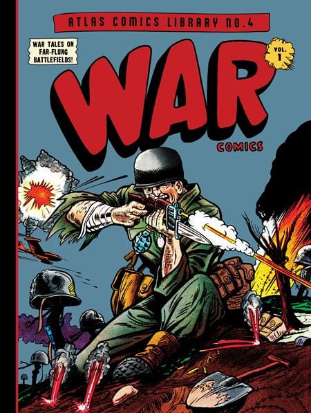 Fantagraphics Graphic Novel ATLAS COMICS LIBRARY HC NO 4 WAR COMICS VOL 1 (MR) 9781683969686 0924FB462