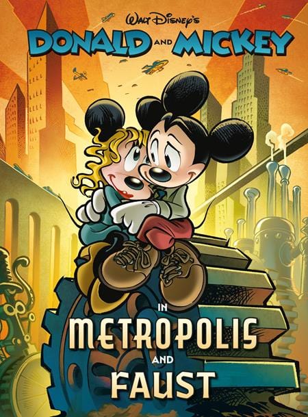 Fantagraphics Graphic Novel WALT DISNEYS DONALD AND MICKEY HC IN METROPOLIS AND FAUST 9781683969600 0624FB438