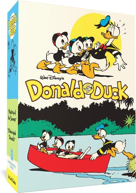 Fantagraphics Graphic Novel WALT DISNEYS DONALD DUCK GIFT BOX SET MYSTERY OF THE SWAMP & MAHARAJAH DONALD VOLS 03 & 04 HC (Release Date: 11/18/2026) 9798875002830 0826FB0946