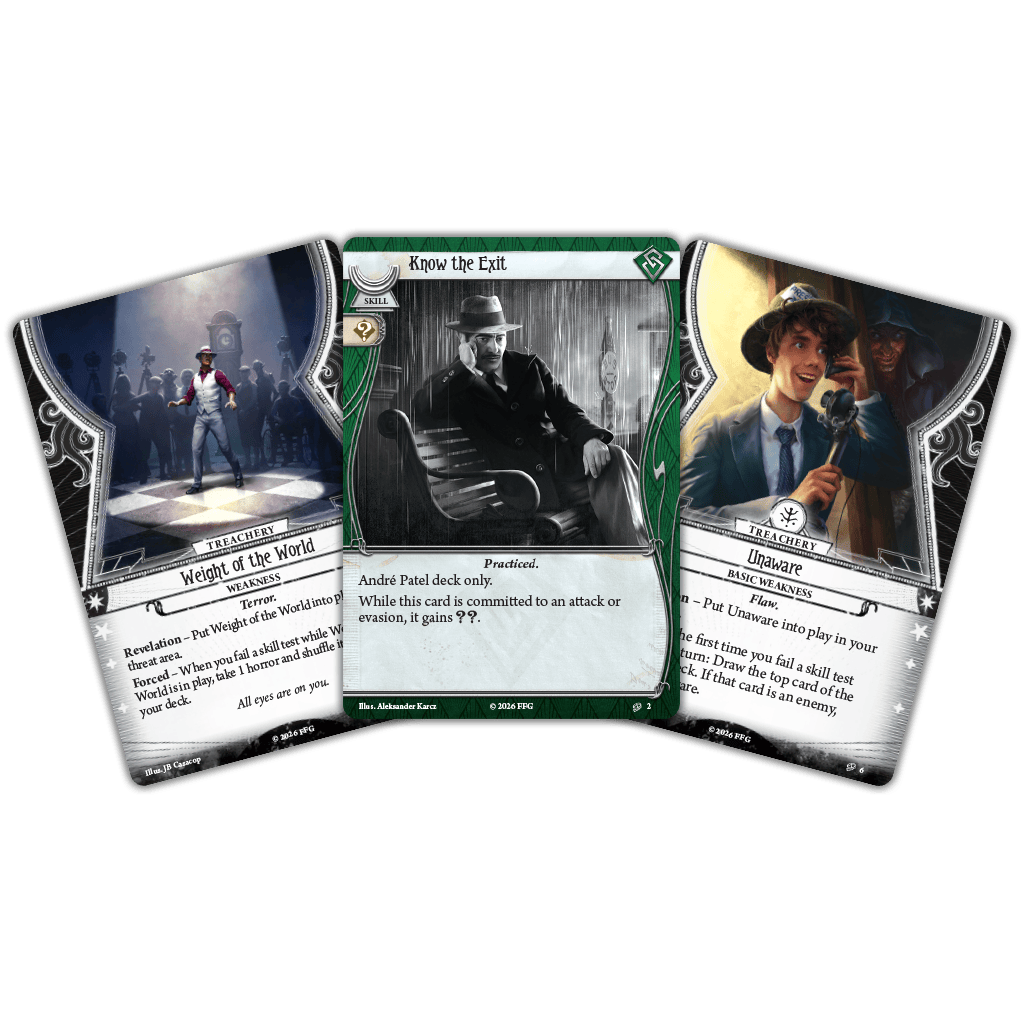 Fantasy Flight Games Board Games > Expansions Arkham Horror: The Card Game - André Patel Investigator Deck 841333133160 AHC103EN