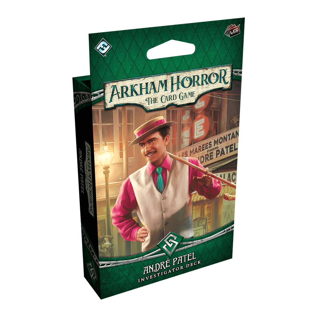 Fantasy Flight Games Board Games > Expansions Arkham Horror: The Card Game - André Patel Investigator Deck 841333133160 AHC103EN
