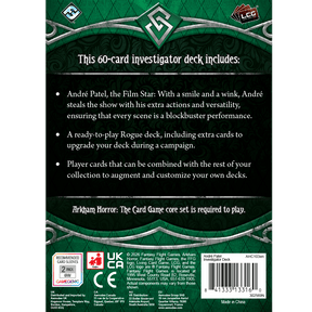 Fantasy Flight Games Board Games > Expansions Arkham Horror: The Card Game - André Patel Investigator Deck 841333133160 AHC103EN