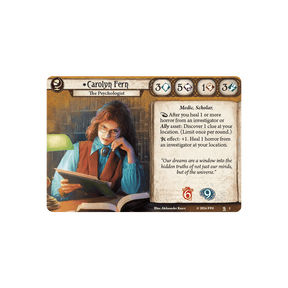 Fantasy Flight Games Board Games > Expansions Arkham Horror: The Card Game - Carolyn Fern Investigator Deck 841333133153 AHC102EN