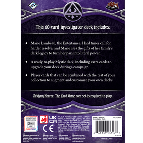 Fantasy Flight Games Board Games > Expansions Arkham Horror: The Card Game - Marie Lambeau Investigator Deck 841333133177 AHC104EN