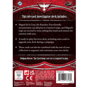 Fantasy Flight Games Board Games > Expansions Arkham Horror: The Card Game - Miguel de la Cruz Investigator Deck 841333133184 AHC105EN