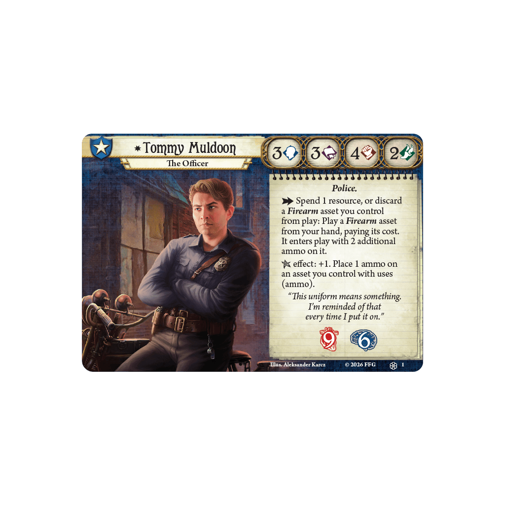 Fantasy Flight Games Board Games > Expansions Arkham Horror: The Card Game - Tommy Muldoon Investigator Deck 841333133146 AHC101EN