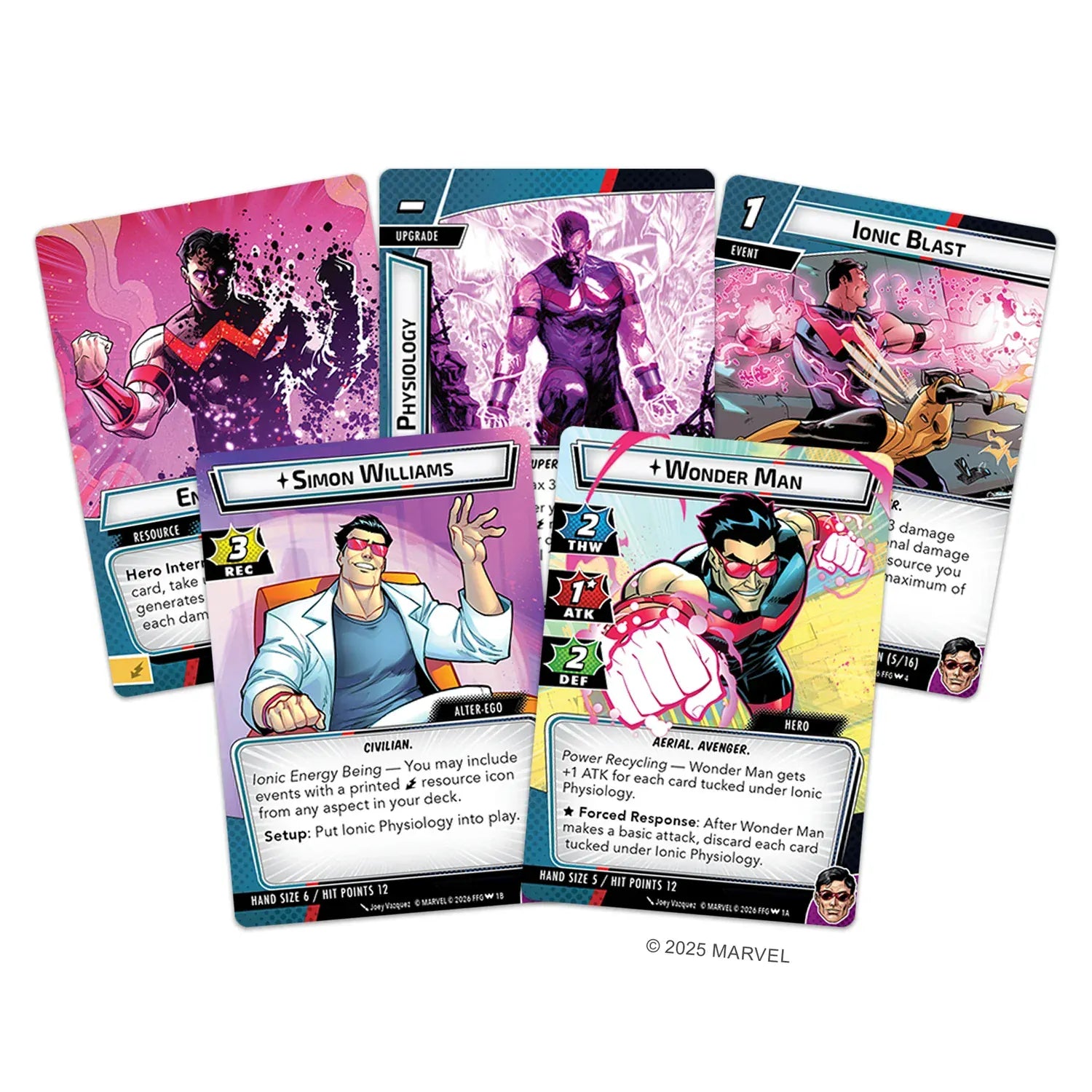 Fantasy Flight Games Board Games > Expansions Marvel Champions: The Card Game - Wonder Man Hero Pack 841333131371 MC58EN