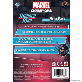 Fantasy Flight Games Board Games > Expansions Marvel Champions: The Card Game - Wonder Man Hero Pack 841333131371 MC58EN