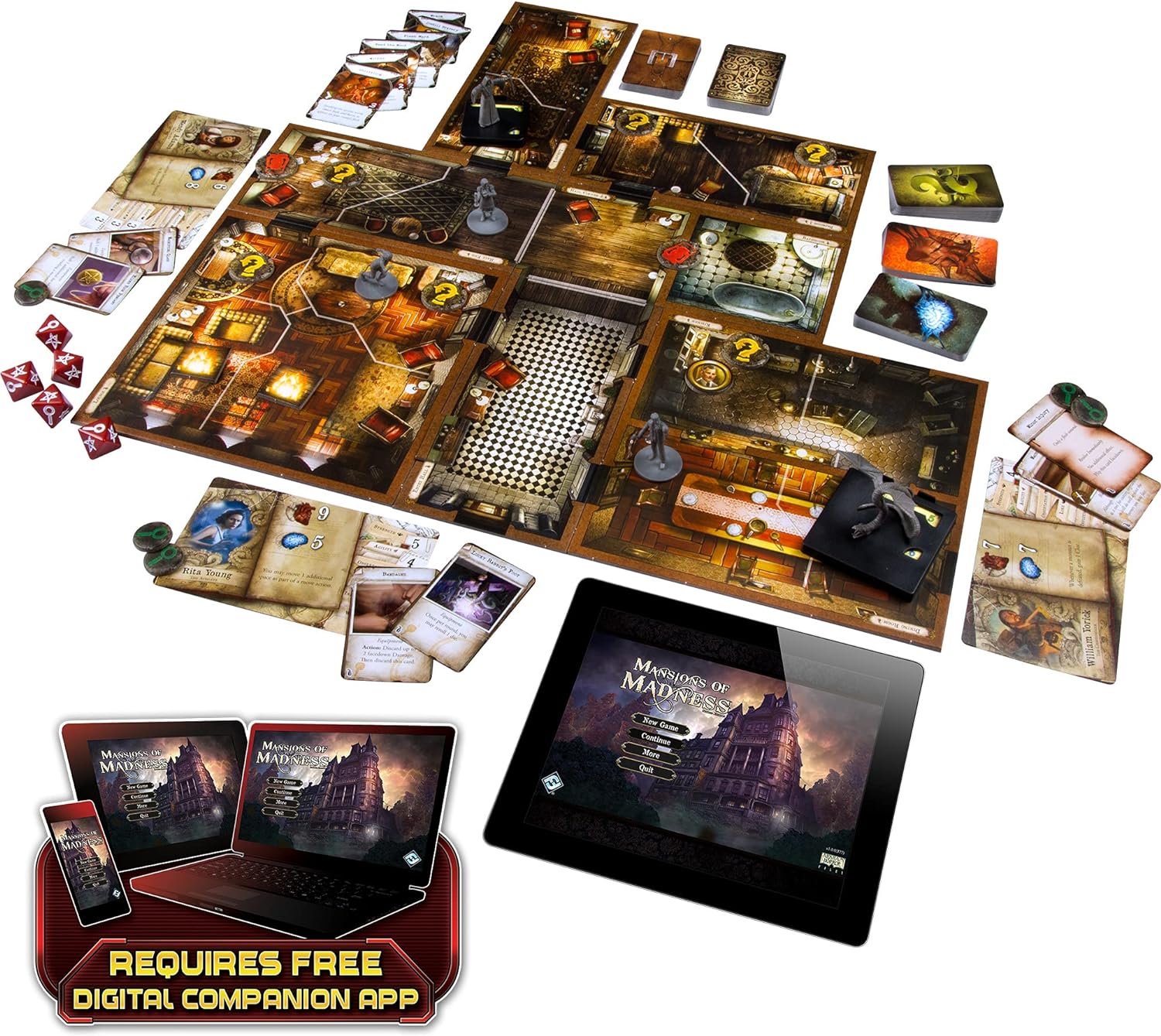 Fantasy Flight Games Board Games > Large Box Games Mansions of Madness 2E 841333101213 MAD20