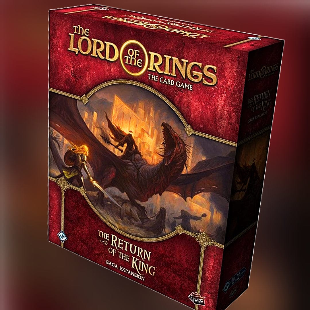 Fantasy Flight Games Board Games Lord of the Rings LCG: The Return of the King Saga Expansion 841333126247 FFGMEC113