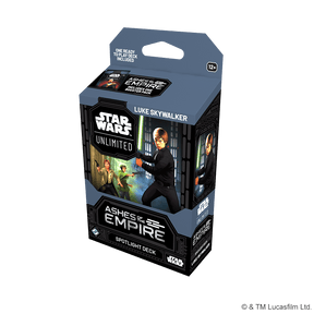Fantasy Flight Games Trading Card Games Luke Skywalker Star Wars: Unlimited - Ashes of the Empire: Starter Deck 841333135980 SWH0810EN