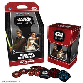 Fantasy Flight Games Trading Card Games > Star Wars Unlimited Aggressive Negotiations Star Wars: Unlimited – 2026 Twin Suns Deck 841333136680 SWHA024EN-3