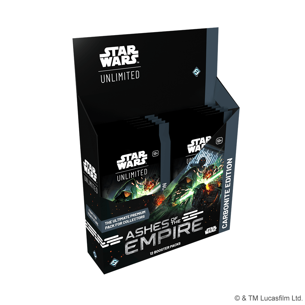 Fantasy Flight Games Trading Card Games Star Wars: Unlimited - Ashes of the Empire: Carbonite Booster Box 841333135973 SWH0806EN