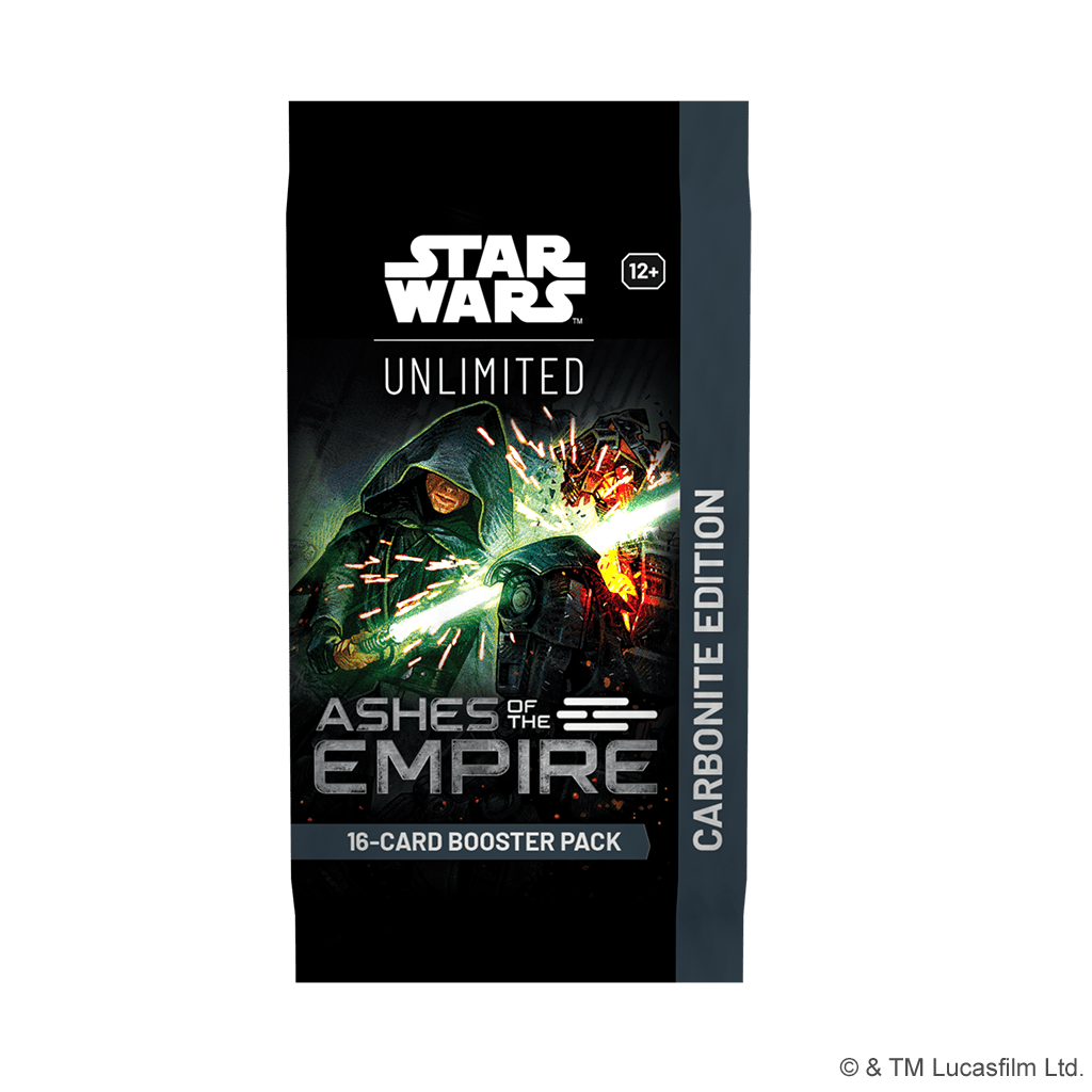 Fantasy Flight Games Trading Card Games Star Wars: Unlimited - Ashes of the Empire: Carbonite Booster Box 841333135973 SWH0806EN