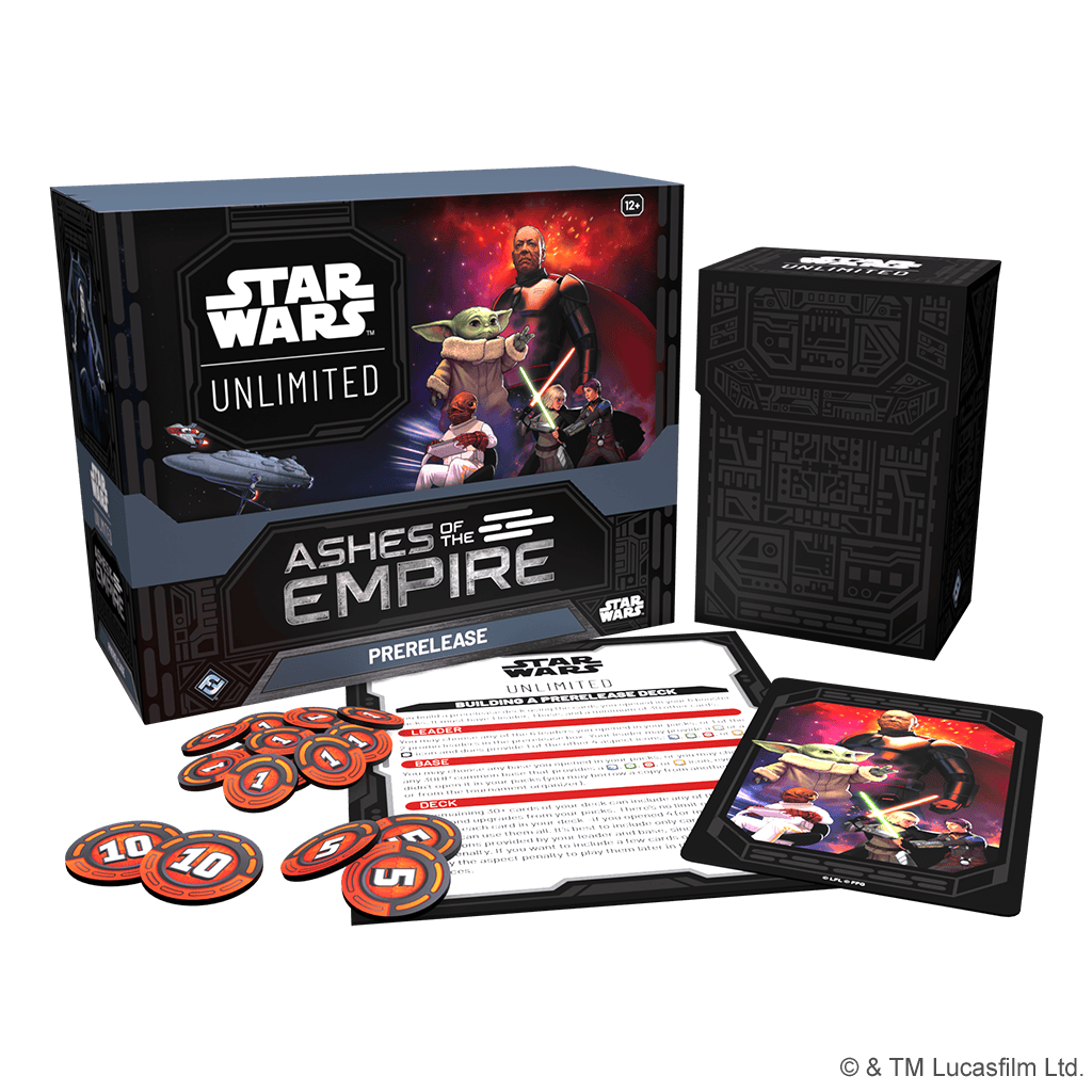 Fantasy Flight Games Trading Card Games Star Wars: Unlimited - Ashes of the Empire: Prerelease Box 841333135959 SWH0804EN