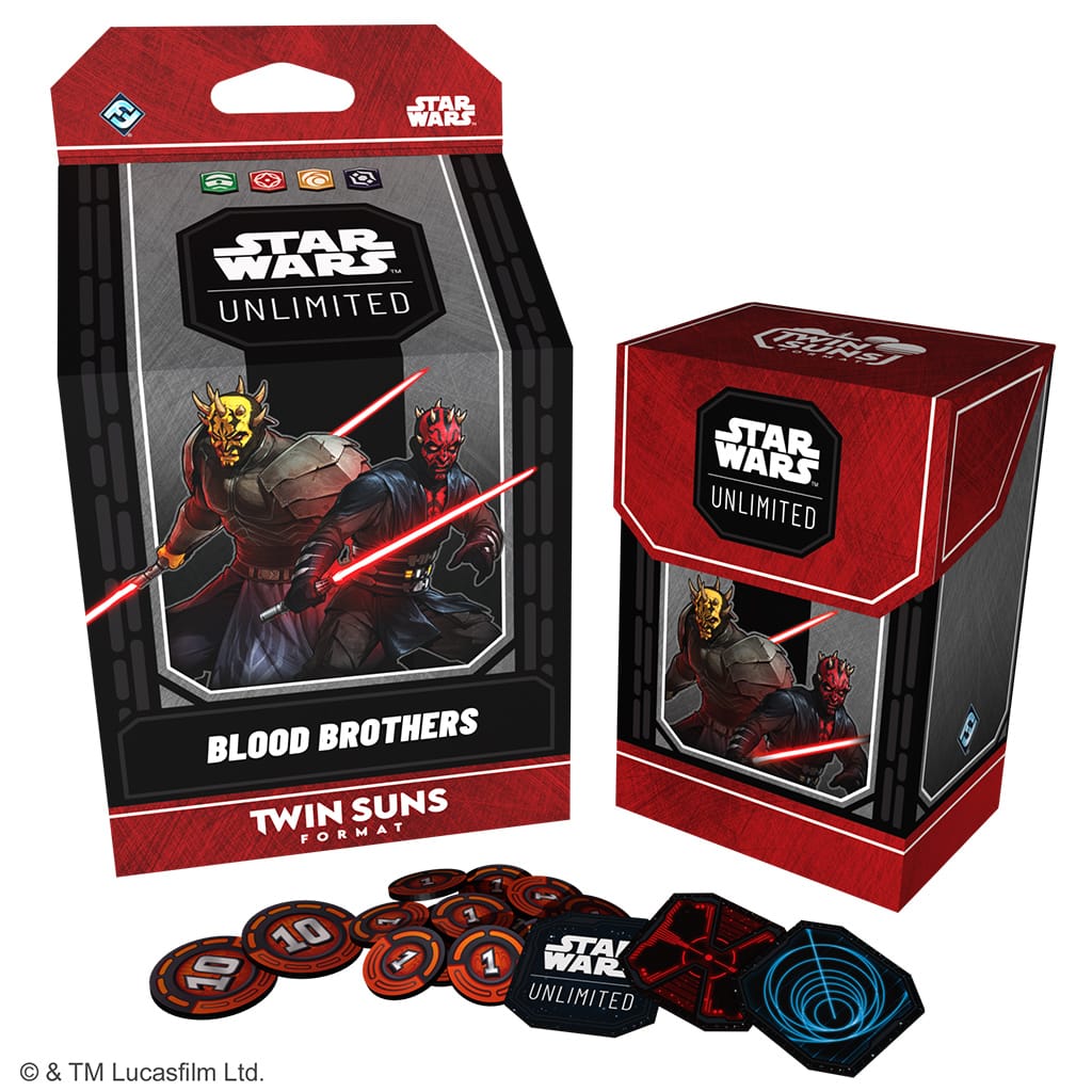 Fantasy Flight Games Trading Card Games > Star Wars Unlimited Blood Brothers Star Wars: Unlimited – 2026 Twin Suns Deck 841333136680 SWHA024EN-1