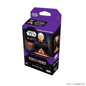 Fantasy Flight Games Trading Card Games > Star Wars Unlimited Chancellor Palpatine Star Wars: Unlimited - Secrets of Power: Spotlight Deck Display SWH0610EN-2