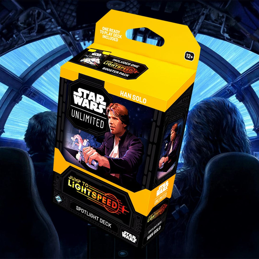 star wars jump to lightspeed booster box Star Wars: Unlimited – Jump to Lightspeed Spotlight Deck: Boba Fett –  Asmodee USA main image 1