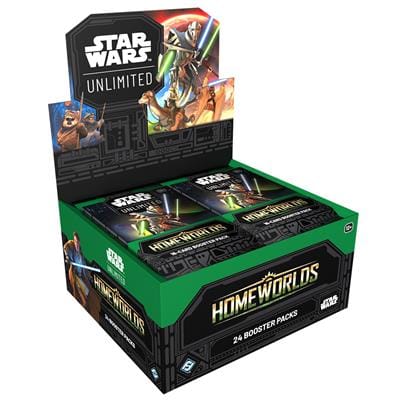 Fantasy Flight Games Trading Card Games > Star Wars Unlimited Star Wars: Unlimited – Homeworlds: Booster Box 841333140311 SWH0902EN