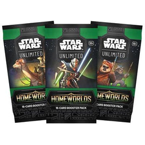 Fantasy Flight Games Trading Card Games > Star Wars Unlimited Star Wars: Unlimited – Homeworlds: Booster Box 841333140311 SWH0902EN