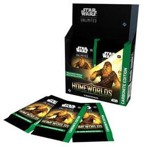 Fantasy Flight Games Trading Card Games > Star Wars Unlimited Star Wars: Unlimited – Homeworlds: Carbonite Booster Box 841333140342 SWH0906EN