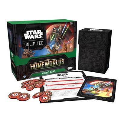 Fantasy Flight Games Trading Card Games > Star Wars Unlimited Star Wars: Unlimited – Homeworlds: Prerelease Box 841333140328 SWH0904EN