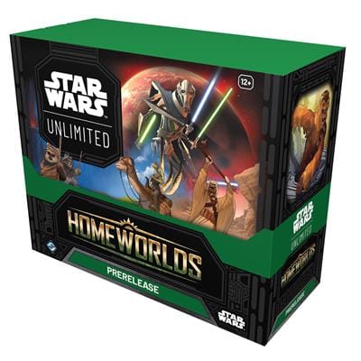 Fantasy Flight Games Trading Card Games > Star Wars Unlimited Star Wars: Unlimited – Homeworlds: Prerelease Box 841333140328 SWH0904EN