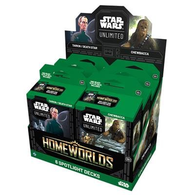 Fantasy Flight Games Trading Card Games > Star Wars Unlimited Star Wars: Unlimited – Homeworlds: Spotlight Deck Display