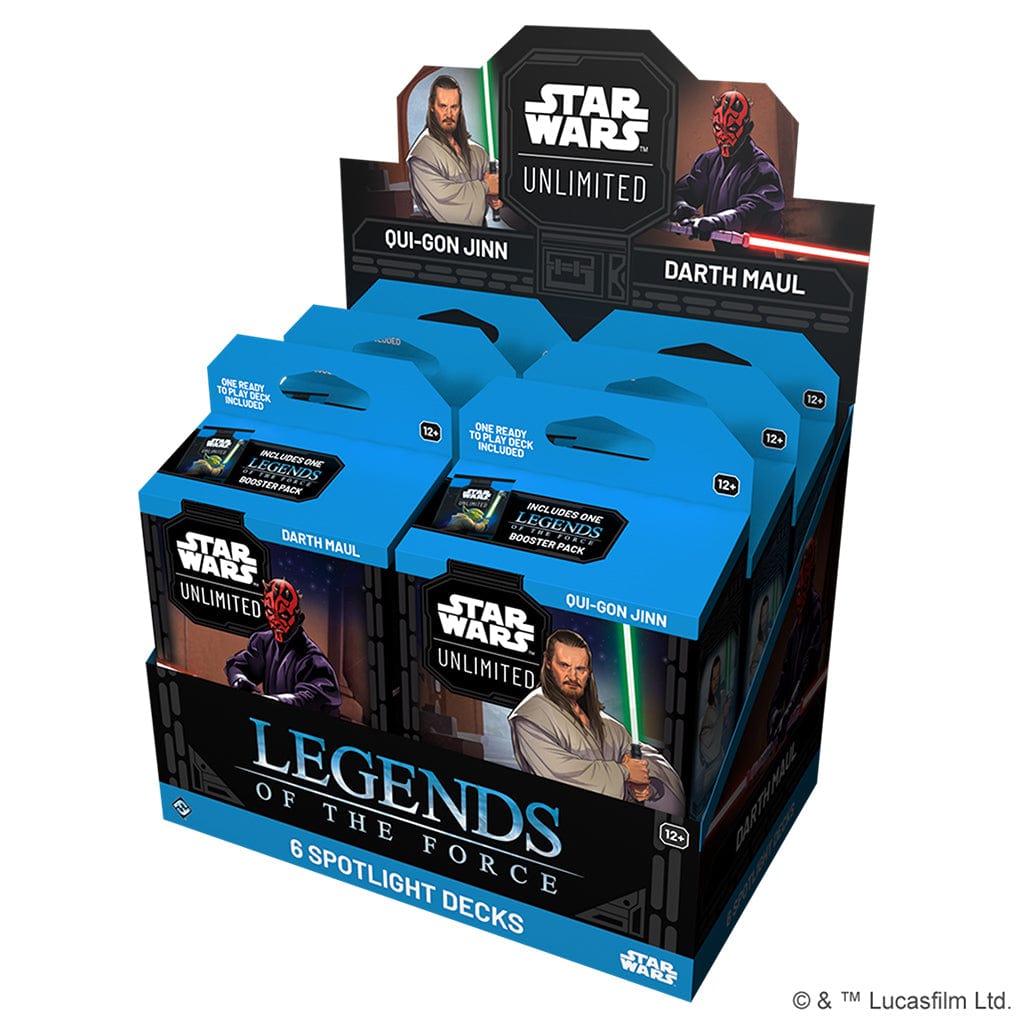 Fantasy Flight Games Trading Card Games > Star Wars Unlimited Star Wars: Unlimited - Legends of the Force: Spotlight Deck