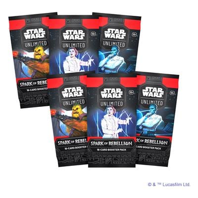 Fantasy Flight Games Trading Card Games > Star Wars Unlimited Star Wars: Unlimited - Spark of Rebellion Booster Pack 841333122164 SWH0102EN