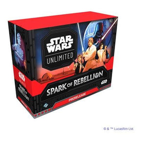 Fantasy Flight Games Trading Card Games > Star Wars Unlimited Star Wars: Unlimited - Spark of Rebellion Prerelease Box 841333122195 SWH0104EN