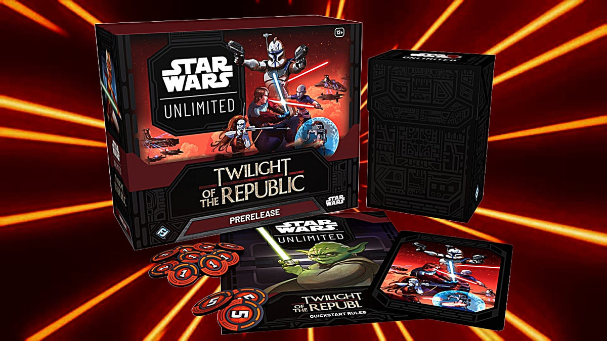 Fantasy Flight Games Trading Card Games > Star Wars Unlimited Star Wars: Unlimited – Twilight of the Republic: Prerelease Box 841333122256 SWH0304EN