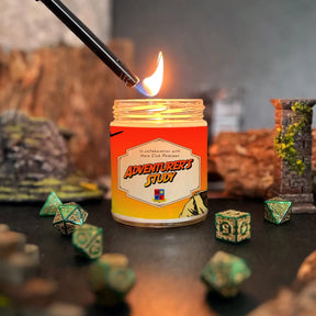 Fantasy Scents Decor > Candles Adventurer's Study Scented Candle with Surprise D20 Die | Hero Club