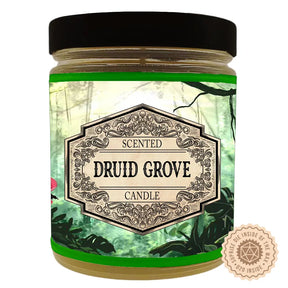 Fantasy Scents Decor > Candles DianaOfTheRose Druid Grove Scented Candle with Surprise D20 Dice