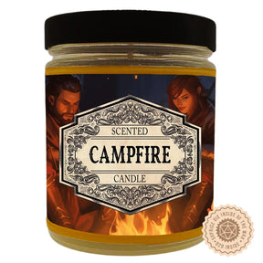 Fantasy Scents Decor > Candles Scented Candle Campfire with Surprise D20 Dice F2-3XKJ-ECQ6