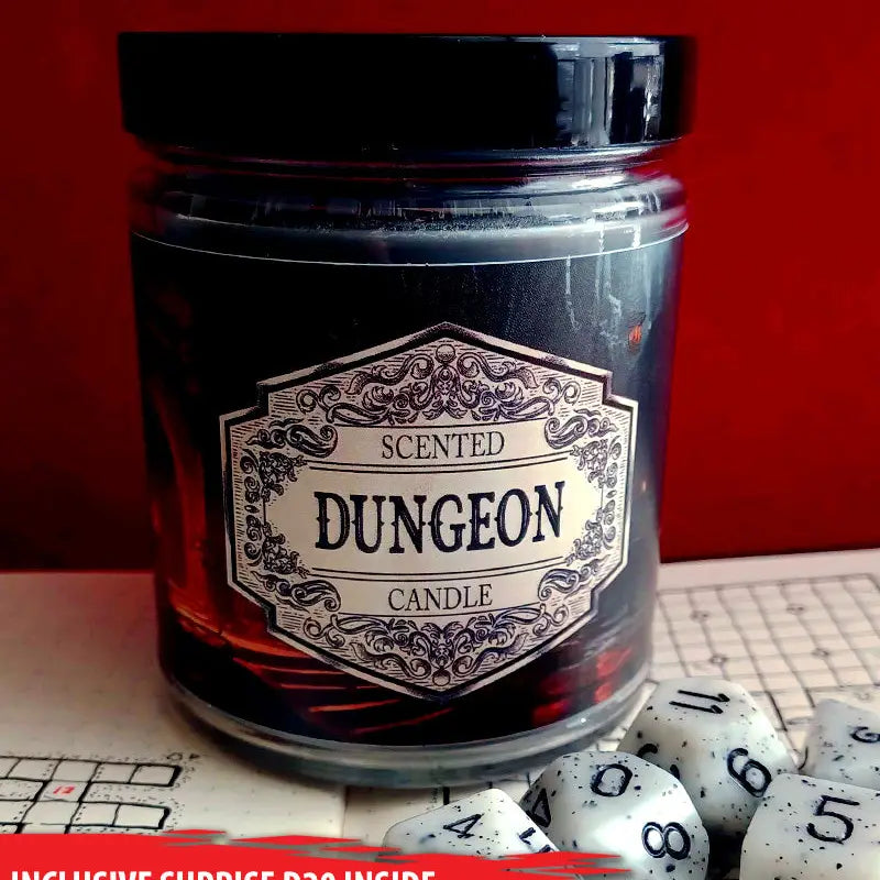 Fantasy Scents Decor > Candles Scented Candle Dungeon with Surprise D20 Dice SKU3
