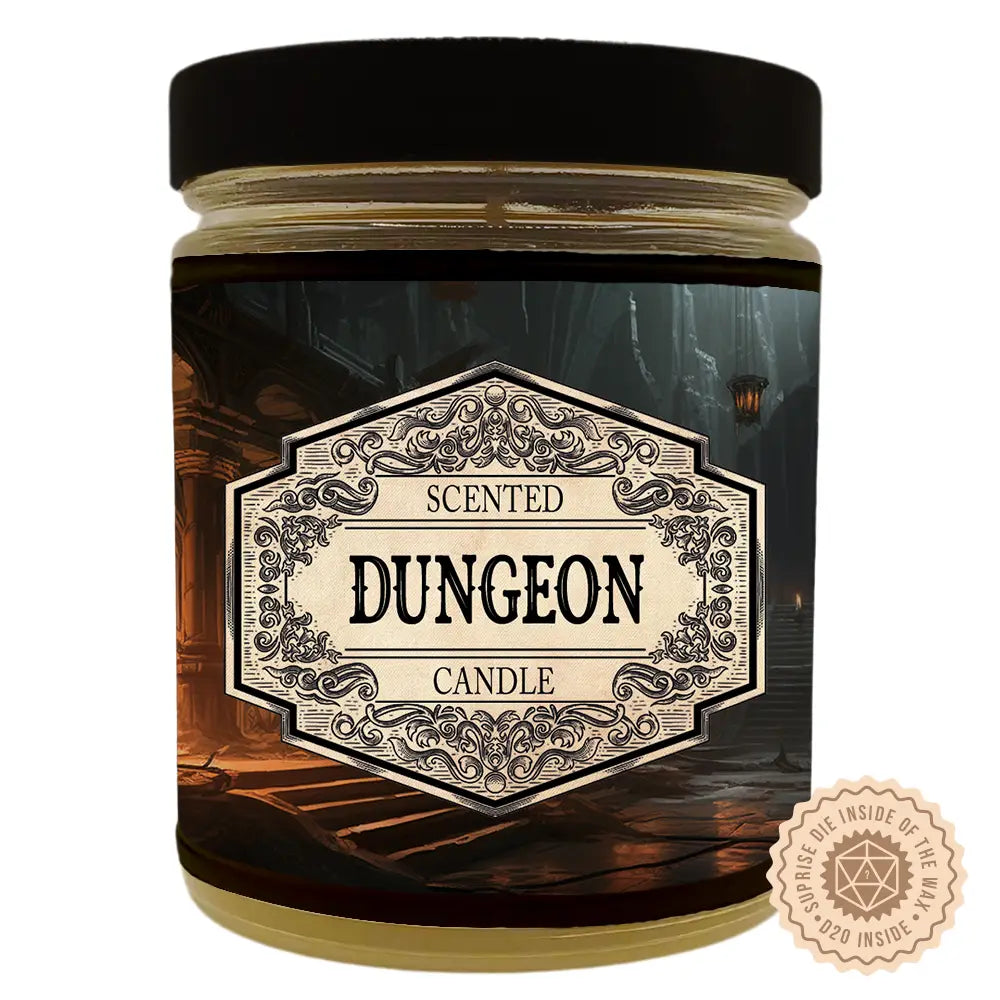 Fantasy Scents Decor > Candles Scented Candle Dungeon with Surprise D20 Dice SKU3
