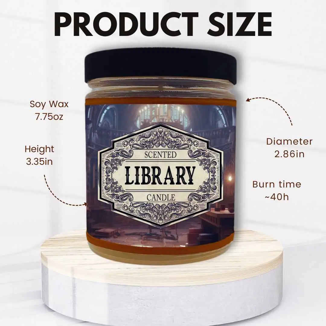 Fantasy Scents Decor > Candles Scented Candle Library with Surprise D20 Dice II-OGHN-LE0M