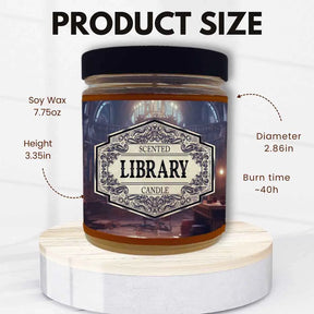Fantasy Scents Decor > Candles Scented Candle Library with Surprise D20 Dice II-OGHN-LE0M