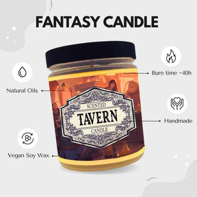 Fantasy Scents Decor > Candles Scented Candle Tavern with Surprise D20 Dice SKU1