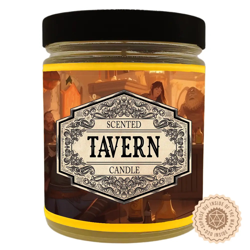 Fantasy Scents Decor > Candles Scented Candle Tavern with Surprise D20 Dice SKU1