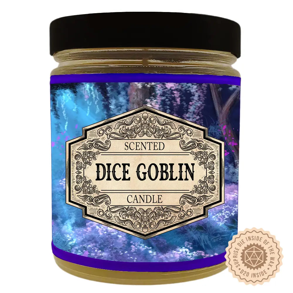 Fantasy Scents Decor > Candles TaylorsTavernTales Dice Goblin Scented Candle with Surprise D20