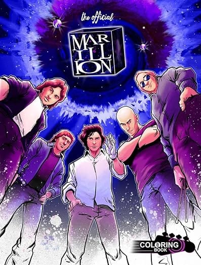 Fantoons; 1st edition Books > Coloring Books David Calcano, Eduardo Benatar - The Official Marillion Coloring Book: The H Years 9781970047165 9781970047165