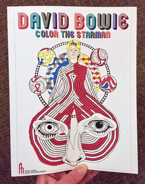 David Bowie: Color the Starman (paperback)