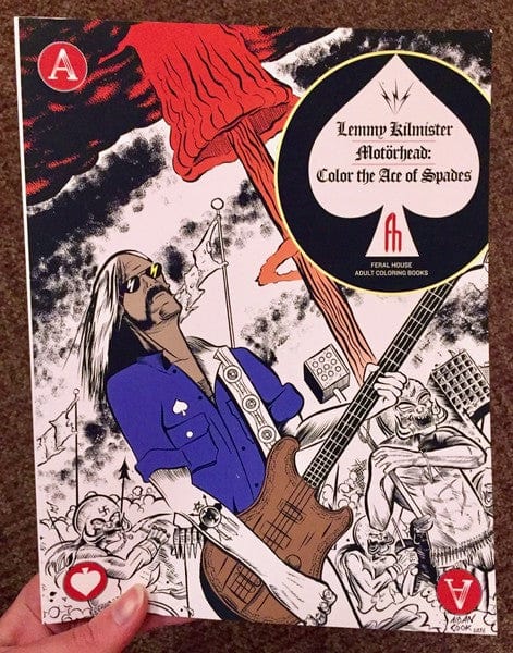 Lemmy Kilmister of Motörhead: Color the Ace of Spades (Book)