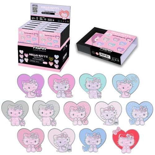 FIGPIN Miscellaneous > Pins & Buttons FIGPIN: HELLO KITTY 50TH ANNIVERSARY MYSTERY HEART PINS 810141121317