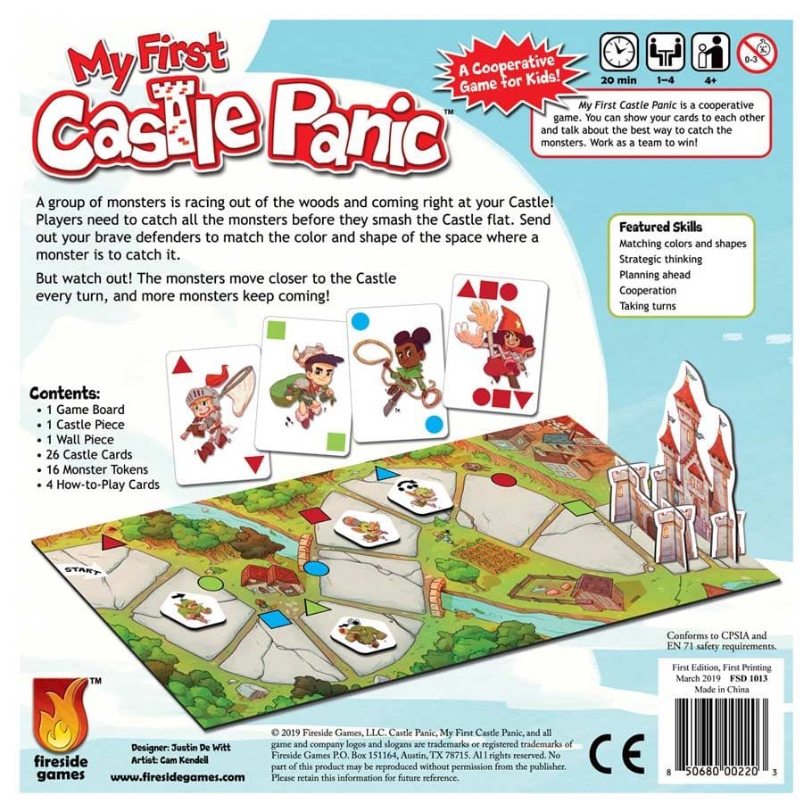 Fireside Games Board Games > Large Box Games My First Castle Panic 850680002203 FSD 1013